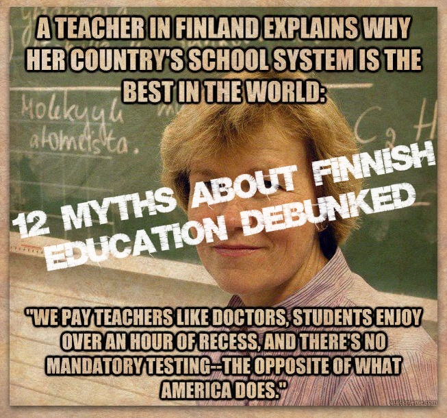Разоблачение 12 мифов о школьном образовании в Финляндии